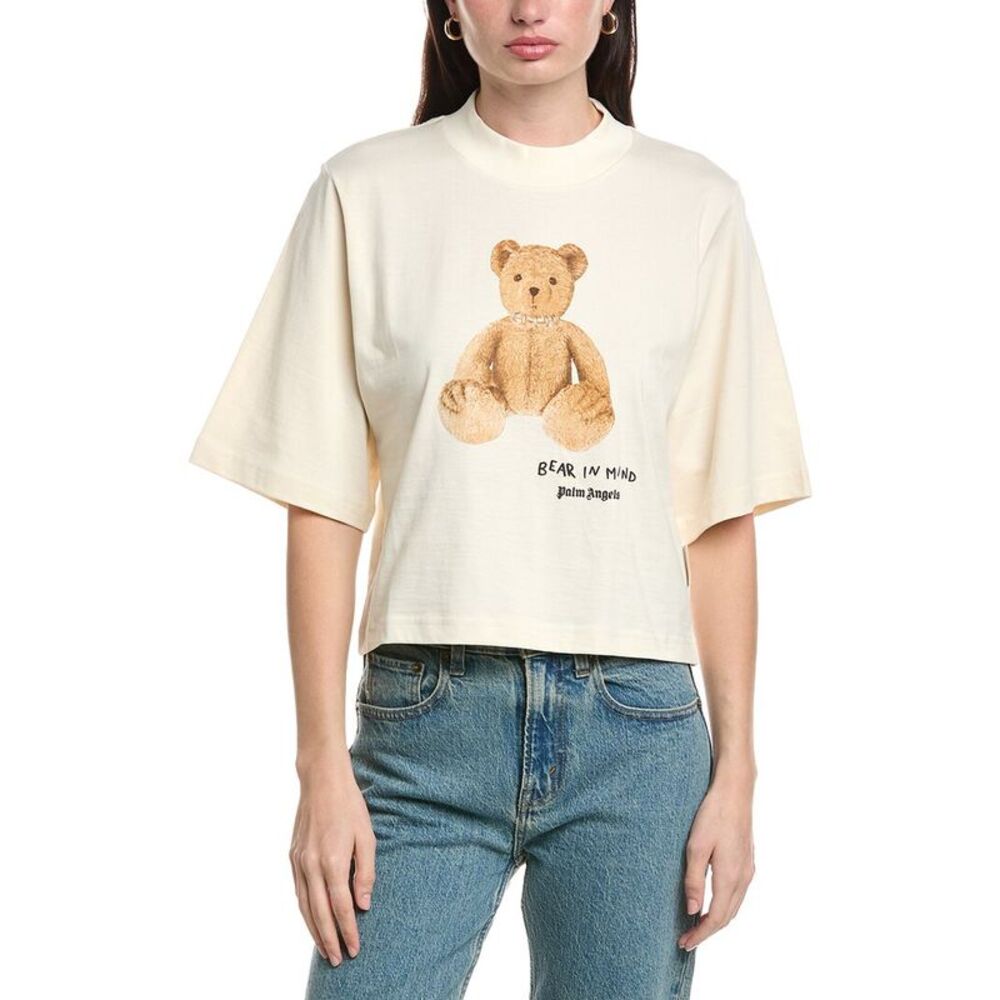 Palm Angels Womens  T-Shirt, White